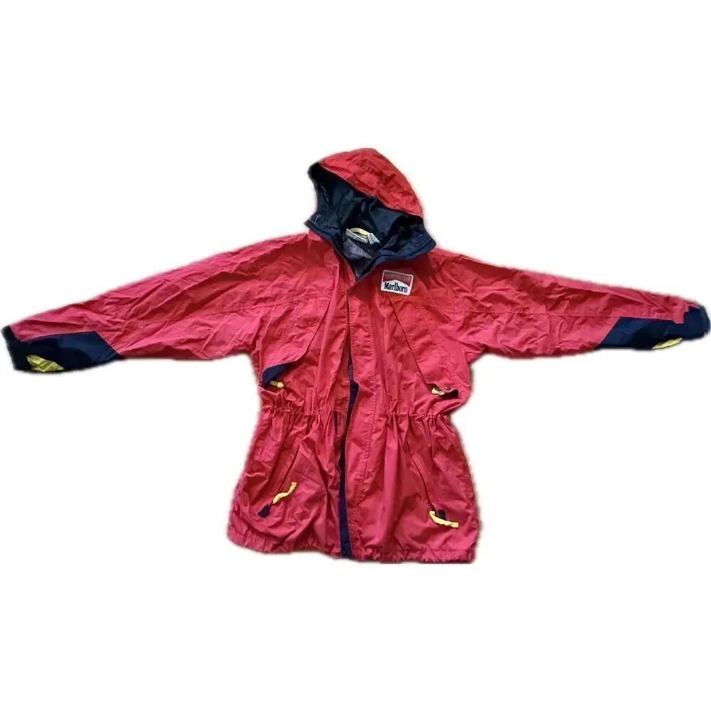 Vintage Marlboro Adventure Team Jacket 1990’s Windbreaker Men’s Size L